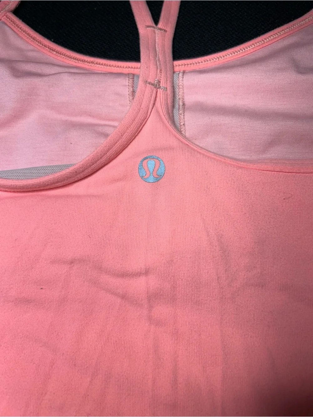 Lululemon Power Y Tank Top | Light Pink | Built‑In Bra | Size 8